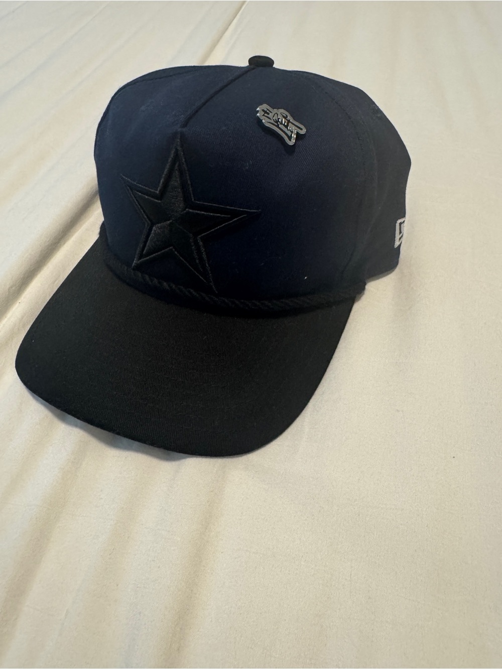 Dallas Cowboys New Era Navy and Black Star Rope Snapback